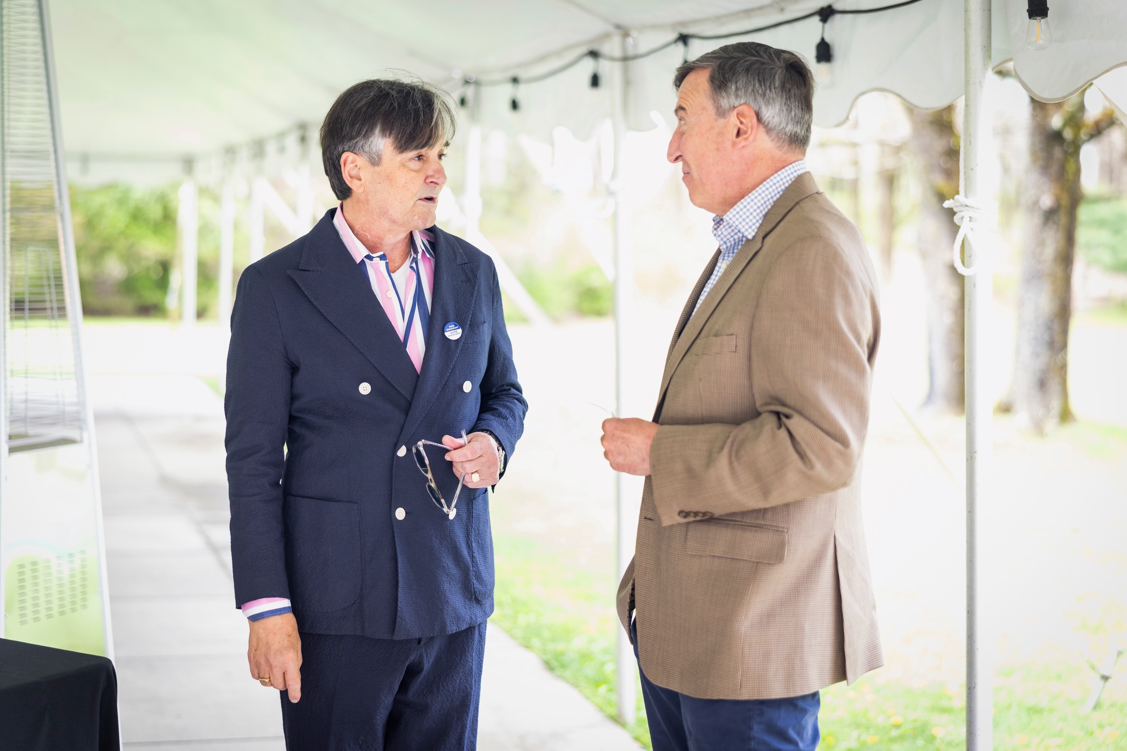August with DCDC Chair Michael Dupree